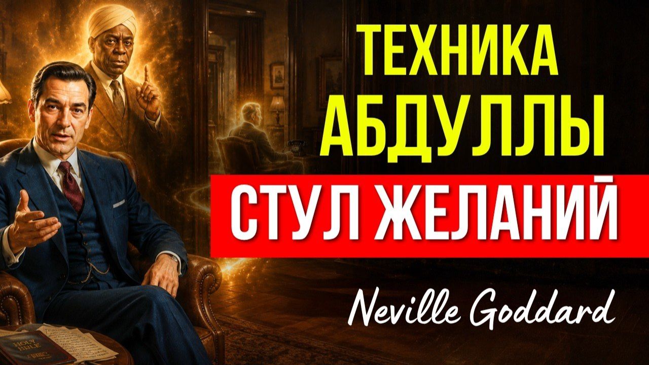 Техника НЕВИЛЛА ГОДДАРДА на СТУЛЕ (от АБДУЛЛЫ)꞉ МГНОВЕННОЕ ПЕРЕМЕЩЕНИЕ В РЕАЛЬНОСТИ 💥
