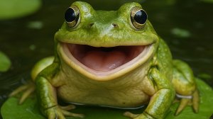 Кваканье лягушек.