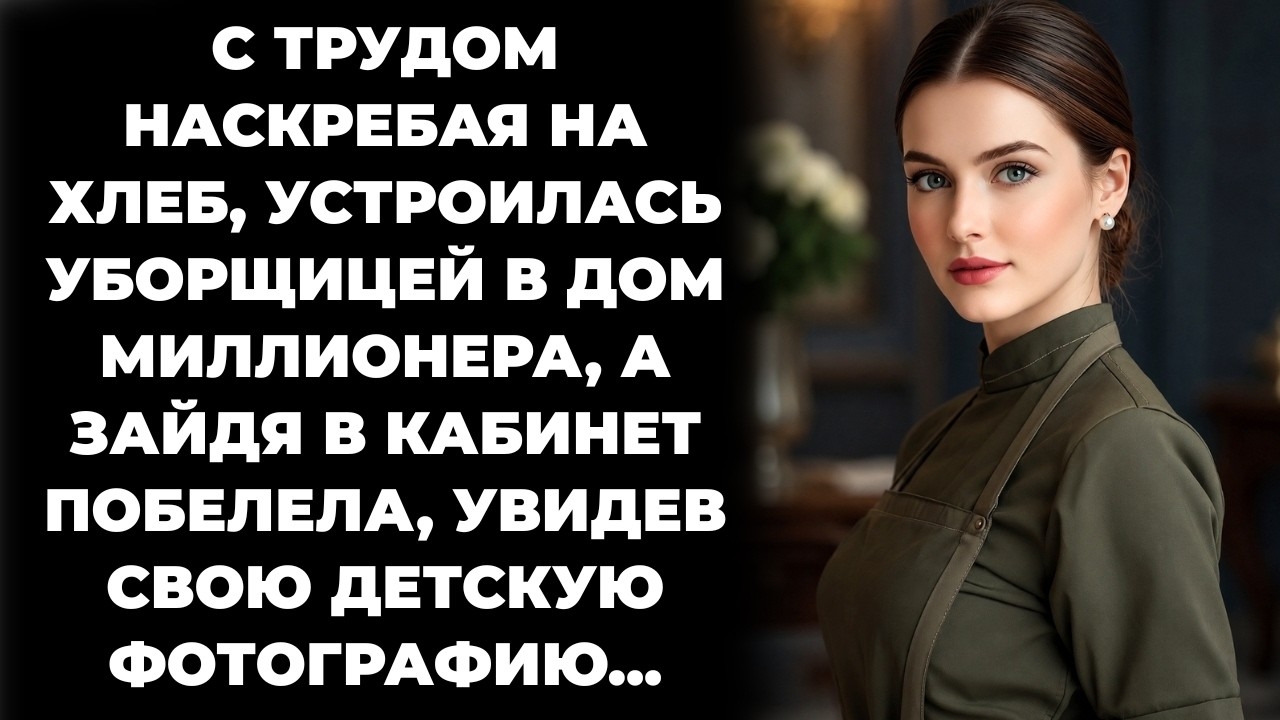Истории из жизни/Устроилась уборщицей в дом миллионера, а увидев своё фото/Аудиорассказы жизненные