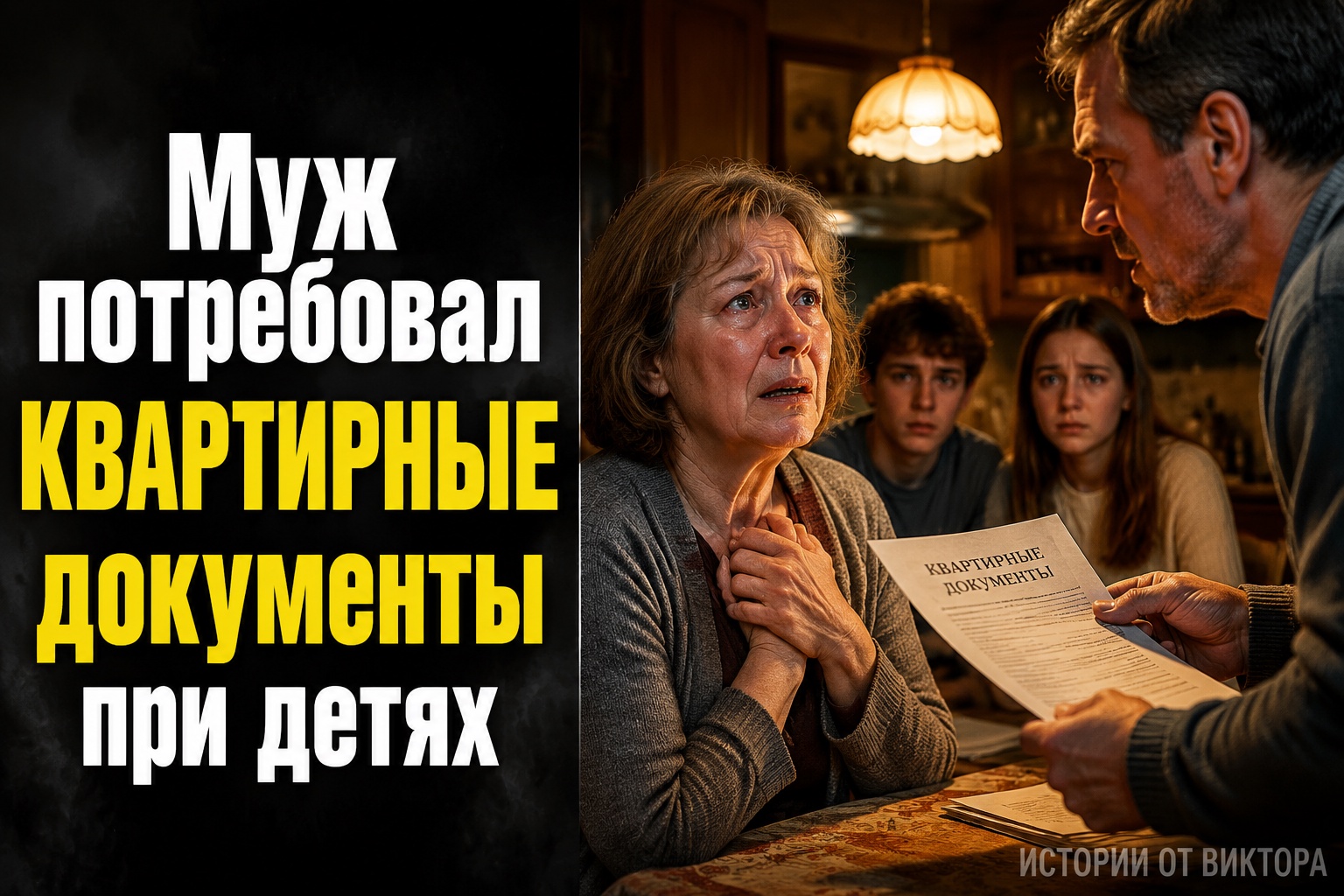 Муж потребовал квартиру, но я нашла старое письмо