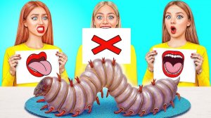 Испытание «Укуси, лизни или ничего» #Сумасшедший вызов