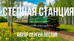 Степная станция.  Автор Сергей Пестов