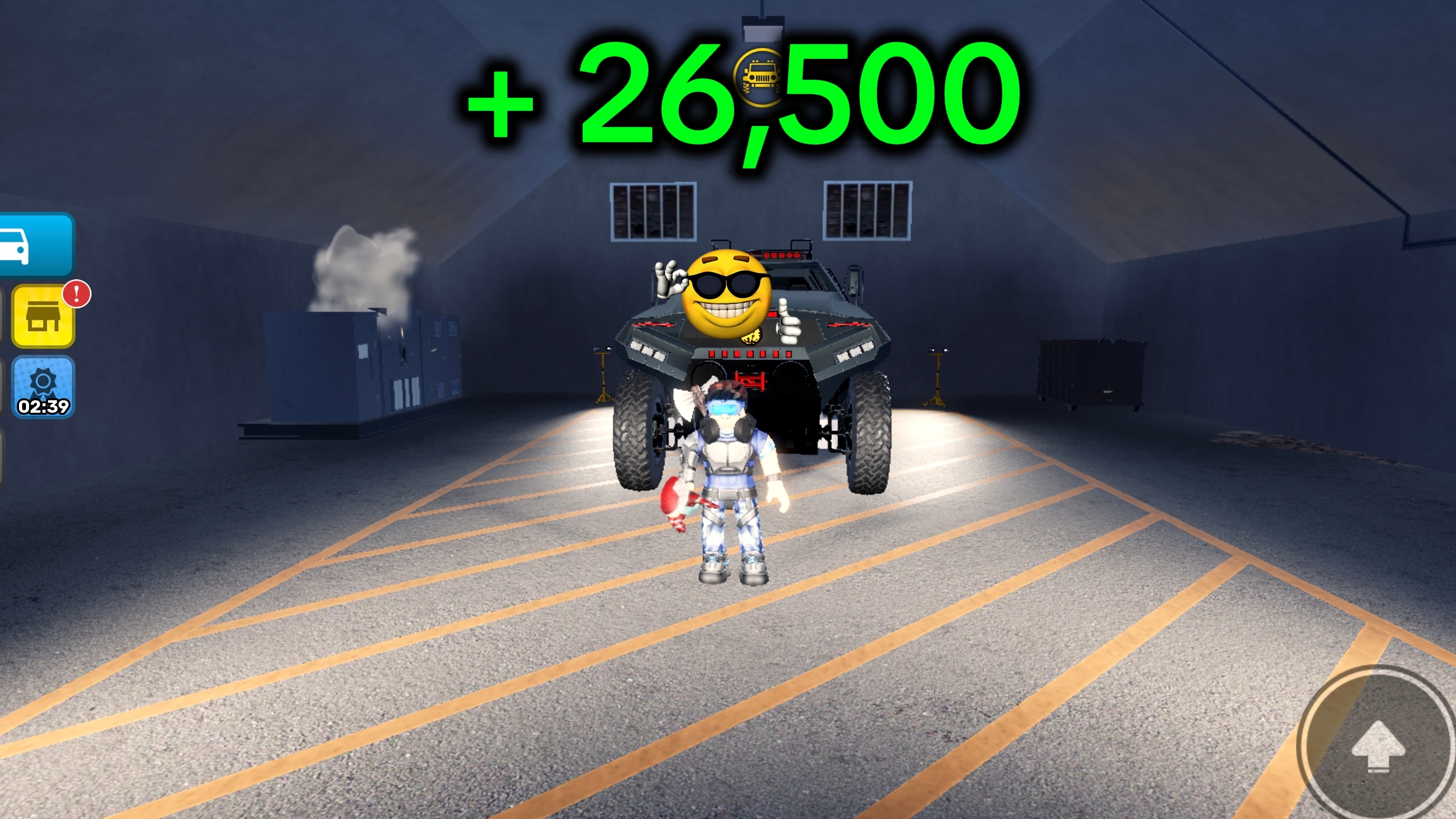 Как получить 30,000 в роблокс рижиме Driving Imper ?