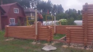 Беседка Дубки. Сборка. Часть 3