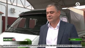 «Ингушнефть» передала спецавтомобиль для восстановления инфраструктуры Токмакского района