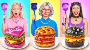 Кулинарный Челлендж# Барби vs Братц против Бабушки # Вкусные Рецепты