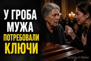 У гроба мужа незнакомка потребовала ключи от квартиры