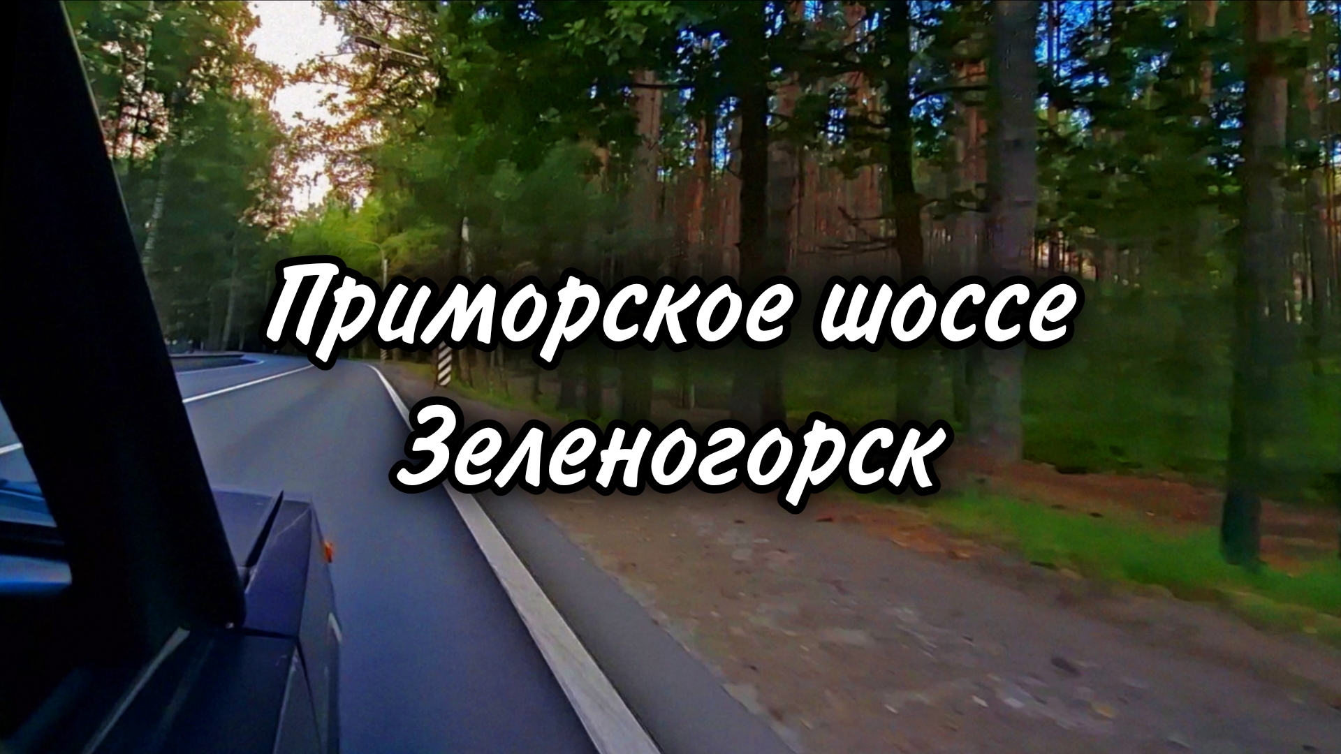 Приморское шоссе. Зеленогорск