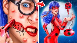 Меня удочерила Леди Баг! Экстремальное преображение из ботанши в Леди Баг!