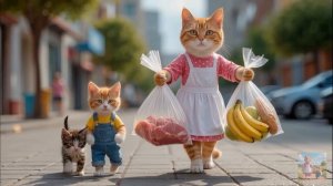 💖💖💖 История кошечек ,их будни , все самое веселое и интересное , Мультики для детей Часть 1