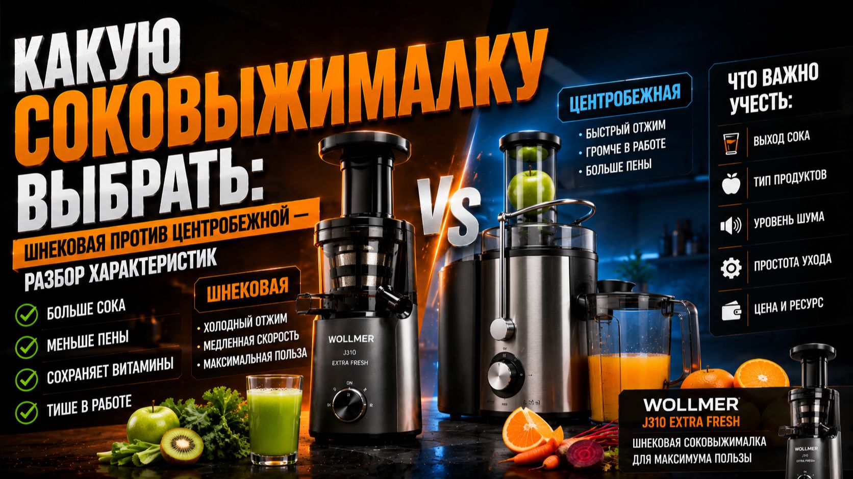 Какую соковыжималку выбрать: шнековая против центробежной — разбор характеристик