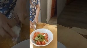 Салат с кавказским сыром