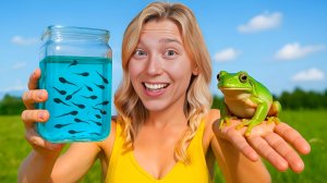 🐸 Aquarium Info / Вырастила ГОЛОВАСТИКОВ В ЛЯГУШЕК за 100 дней: создала джунгли из шкафа IKEA!