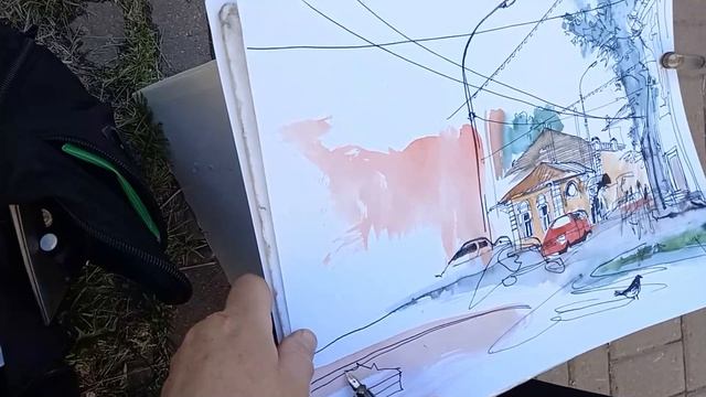 Акварель Перо Мастер-класс Бесплатно Рисую оказываю и рассказываю Иркутск ул Карла Маркса 95.06.2024