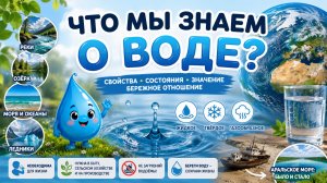 Что мы знаем о воде? Естествознание, 2 класс