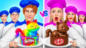 Кулинарный Челлендж_ Мальчики VS Девочки _ Смешные Ситуации с Едой