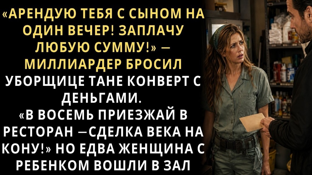 Истории из жизни/Арендую тебя с сыном на один вечер- заявил хозяин уборщице/Аудиорассказы жизненные