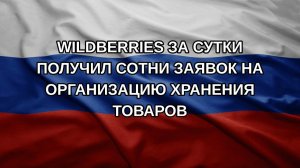 Wildberries за сутки получил сотни заявок на организацию хранения товаров