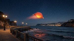 НЛО над Чёрным морем Евпатории.