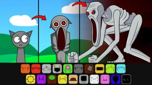 Создаю SCP-096 из Серого Спрунки Инкредибокс Мой ОС в Спрунки Мод 😱