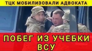 Как неугодных отправляют на фронт. ТЦК мобилизовали адвоката. Побег из учебки ВСУ.В гостях у Колобка