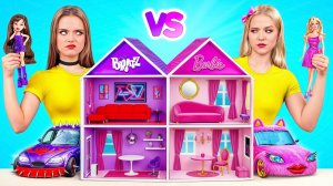 Строим Удивительный Кукольный Домик _ Барби vs Братц Челлендж