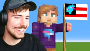 Мистер Бист. Я создал свою собственную страну в Minecraft! Мои друзья станут правителями. MrBeast