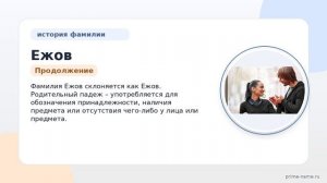 Исследуем фамилию Ежов: история, происхождение и значение, а также правильное склонение