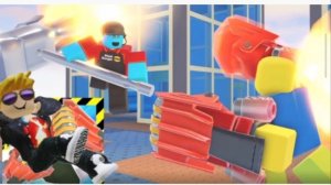 😈Жёстко разносим в игре Blast Zone в роблокс с моим братом