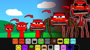 Спрунки 👹 — создаю эволюцию монстров — Пожиратель Молнии Маккуин от Рэдди Инкредибокс, мой мод