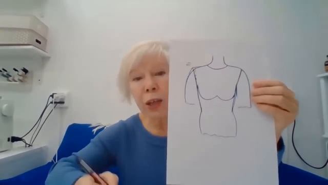 Очень частая ошибка. Линия плеча при полных руках. Шьем с Галиной Коломейко #galinakolomejko