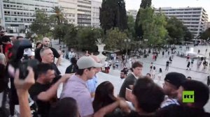 متظاهرون يواجهون سياحا إسرائيليين في أثينا خلال مظاهرات واسعة داعمة للفلسطينيين
