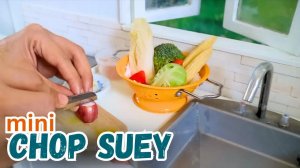 Миниатюрный рецепт Чоп Сью: готовим полезное блюдо в игрушечной кухне ASMR