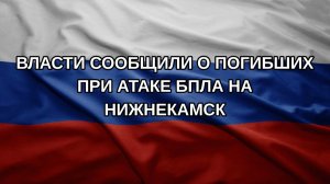 Власти сообщили о погибших при атаке БПЛА на Нижнекамск