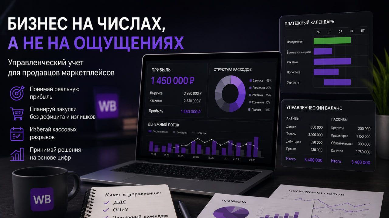 Онлайн эфир - Как выстроить базовую систему управленческого учёта без сложных формул