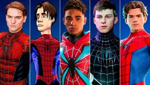 ЧЕЛОВЕК ПАУК БЕЗ МАСКИ В ИГРАХ 2004-2026 | SPIDER MAN MARVEL