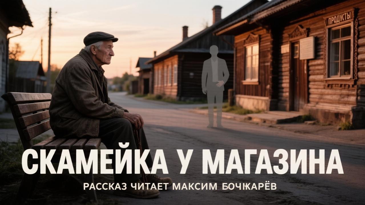 Скамейка у магазина / сельская мистика
