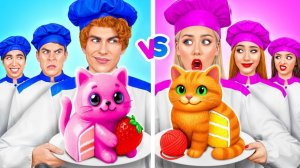 Кулинарный Челлендж_ Мальчики VS Девочки _ Эпичная Битва с Едой