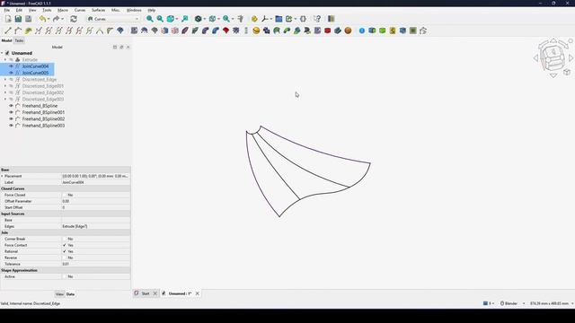 Учебник по FreeCAD. Создание шаблонов с использованием поверхности