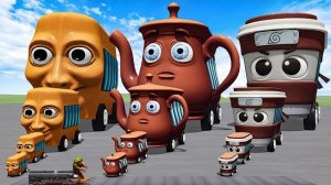Большие и маленькие-Найти, Найти, найти Sahur Bus-vs-Heavy-Тяжелый Sahur Bus против Cappuccino, Assa