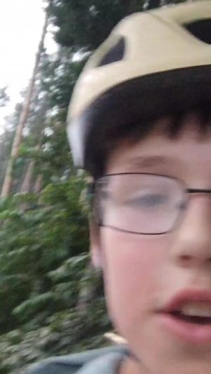 на велосипеде