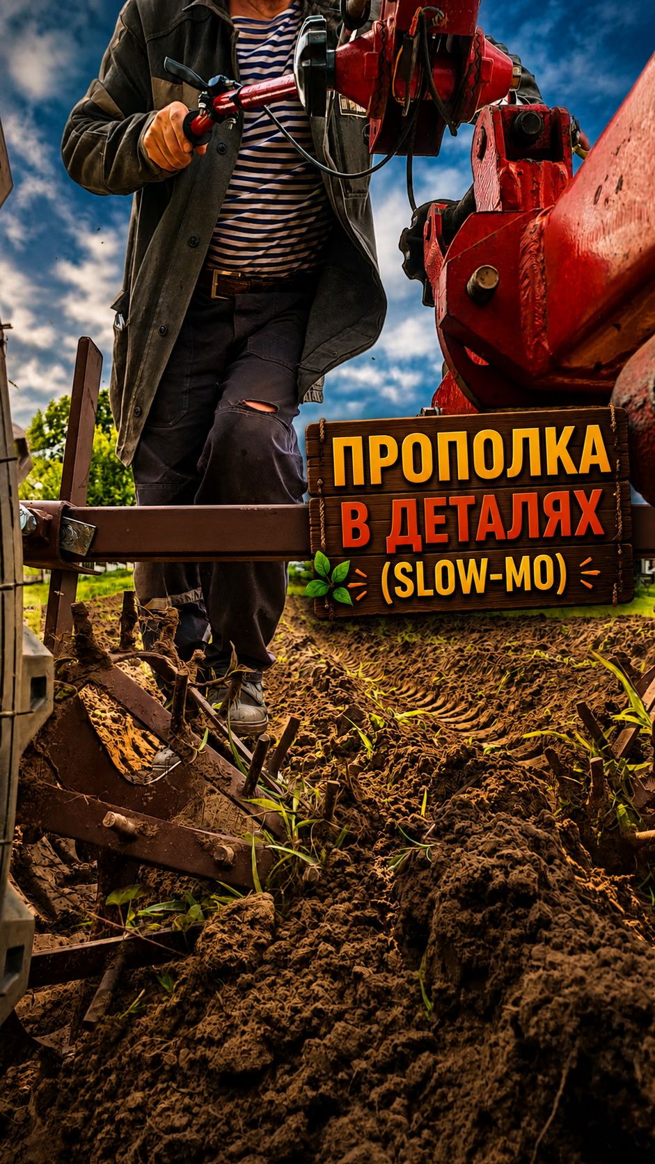 Прополка в деталях (Slow-mo) 🎥
