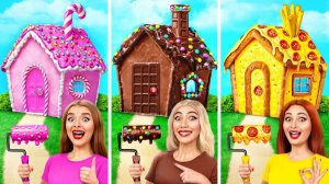 Домики Одного Цвета Челлендж # Сладости vs Шоколад vs Фастфуд