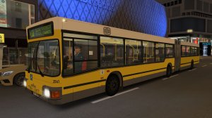 Поездка на MAN NG272 GN92 по маршруту №N10 по карте Berlin BRT