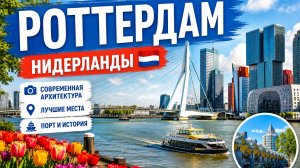 РОТТЕРДАМ, Нидерланды 🇳🇱 Неподдельная энергия Роттердама — пешая прогулка в формате 4K