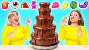 Шоколадный фонтан Фондю Челлендж #Эпическая кулинарная битва