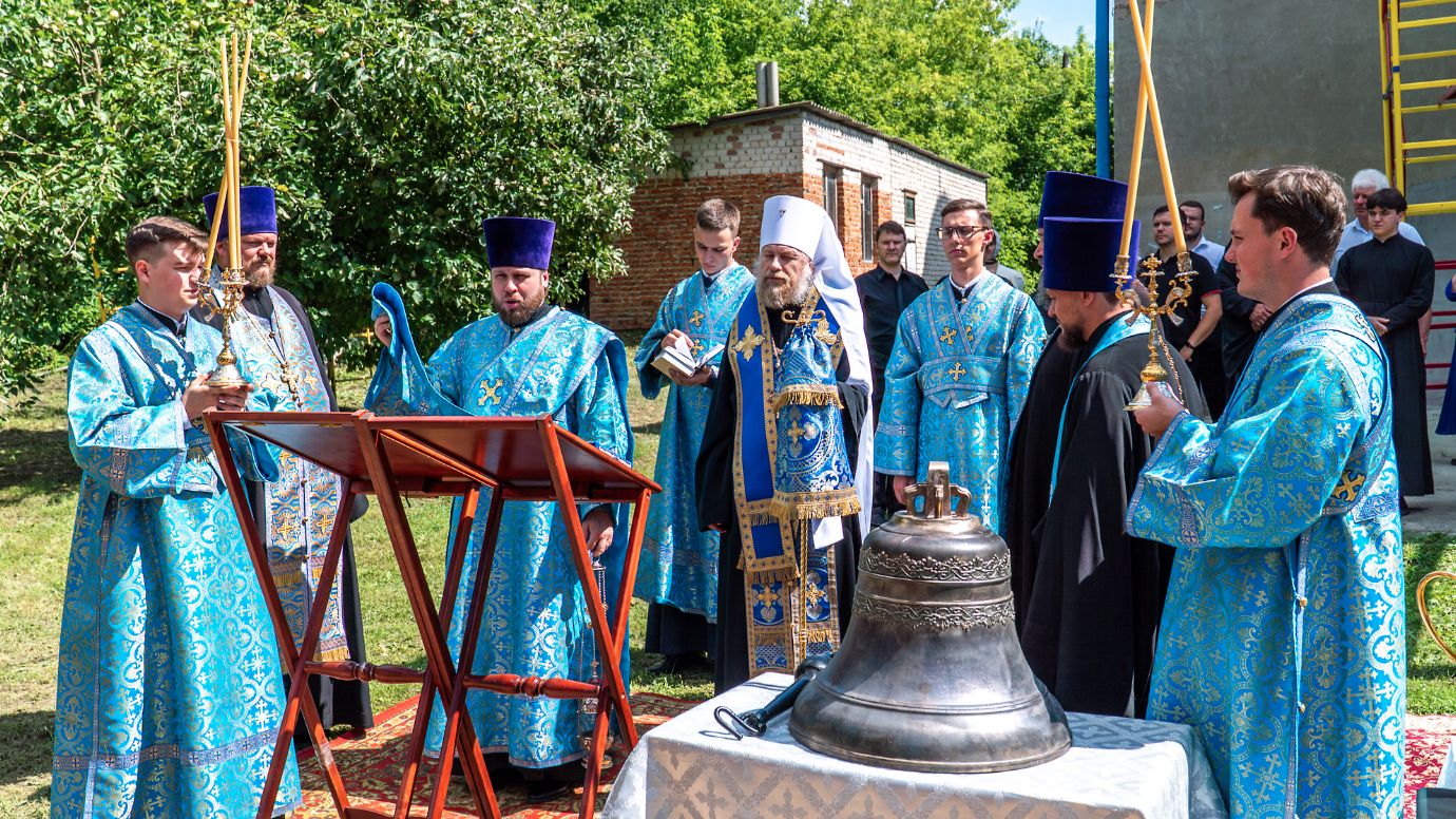 Слово митрополита Леонтия после освящения звонницы храма свт. Николая Чудотворца с. Верхнее Турово.