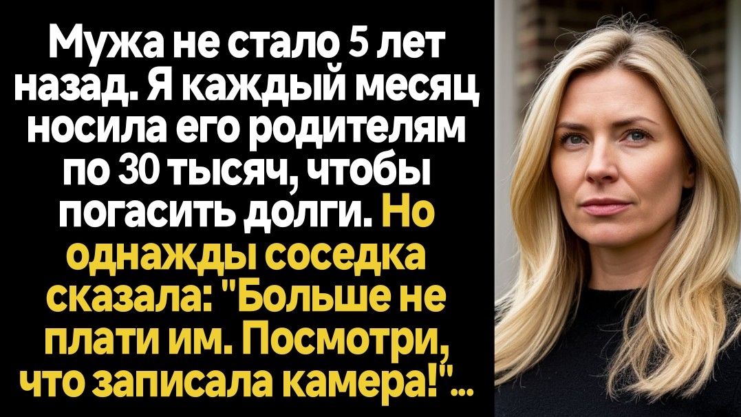 Истории из жизни/После смерти мужа я каждый месяц отдавала его родителям/Аудиорассказы жизненные