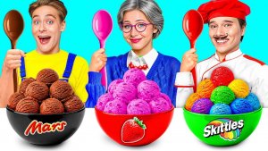 Кулинарный Челлендж_ Я против Бабушки _ Безумные Ситуации с Едой