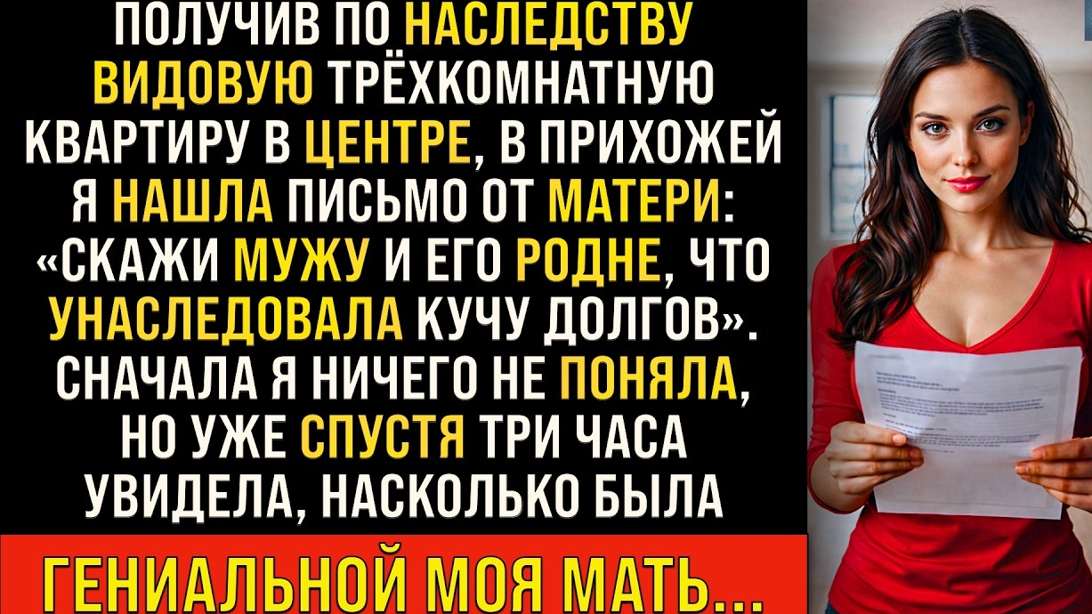 Истории из жизни/Нашла письмо от мамы, скажи мужу и свекрови, что у тебя куч/Аудиорассказы жизненные